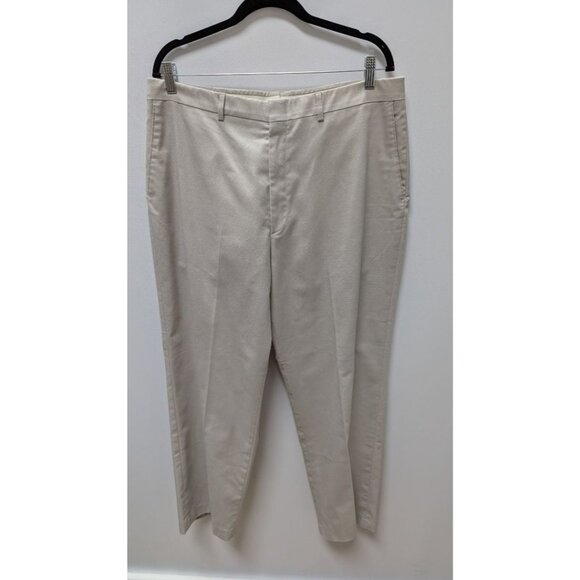 haggar Light Khaki Men's Straight Leg Chino Pants - Picture 1 of 2